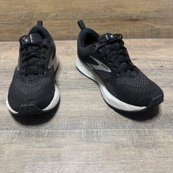 Brooks Revel 5 Black Silver Athletic Shoes Women's Size 8.5 - Picture 7 of 8